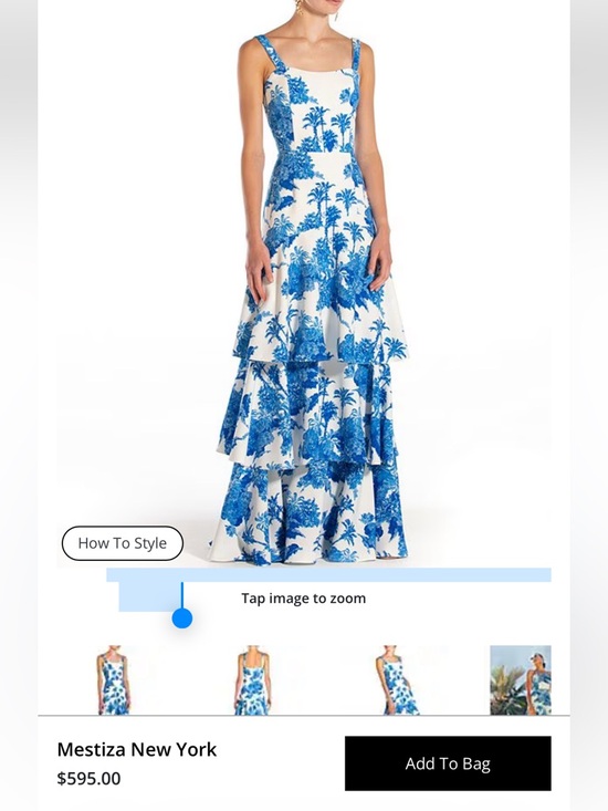 Mestiza New York Dresses & Skirts - Mestiza New York Torero Gown - Size 4